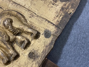 Une figure du Bouddha en bronze dor&eacute;, Sino-Tibet, 17/18&egrave;me